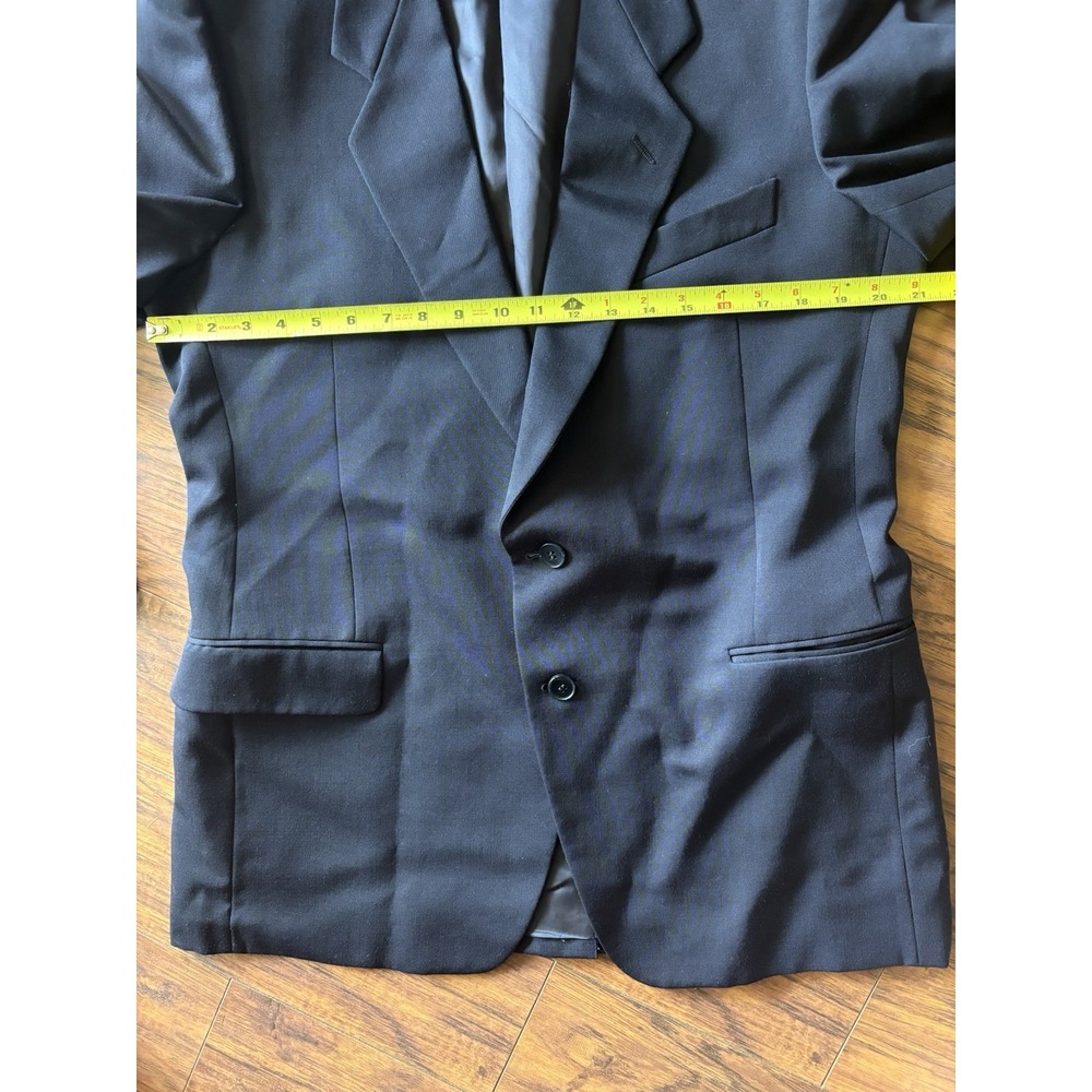 Conte di Roma Men's 2 Piece Suit Blazer Jacket & Pants Dark Blue 42L - Picture 6 of 13